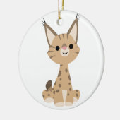 Niedlicher Cartoon Lynx Ornament (Links)