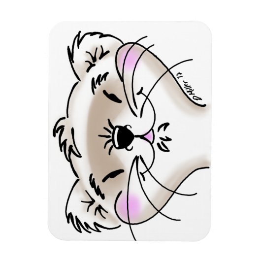 Niedlicher Cartoon Magnet (Vertikal)