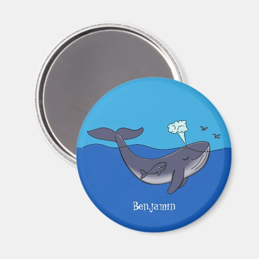 Niedlicher Cartoon Magnet (Vorderseite/Rückseite)