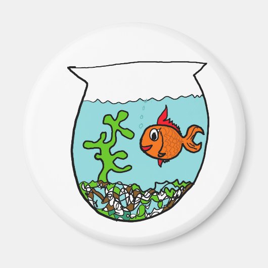 niedlicher Cartoon Magnet (Vorne)