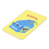 Niedlicher Cartoon Magnet (Linke Seite)