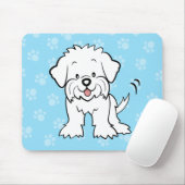 Niedlicher Cartoon maltesisches Mousepad (Mit Mouse)