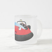 Niedlicher Cartoon Mattglastasse (VorderseiteRechts)