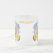 Niedlicher Cartoon Mattglastasse (Mittel)