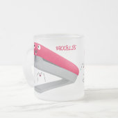 Niedlicher Cartoon Mattglastasse (Vorderseite Links)