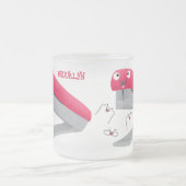 Niedlicher Cartoon Mattglastasse (Mittel)