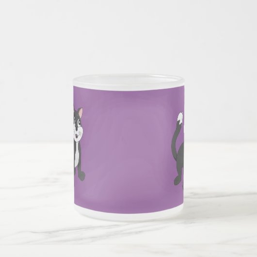 Niedlicher Cartoon Mattglastasse (Mittel)