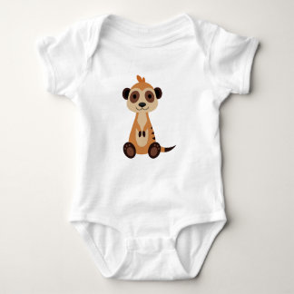 Niedlicher Cartoon Meerkat Geschenk Baby Strampler