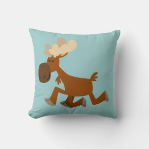 Niedlicher Cartoon Merry Moose Pillow Kissen