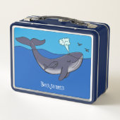 Niedlicher Cartoon Metall Brotdose (Rückseite)