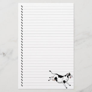 Niedlicher Cartoon Milchkühe Bettgebäck Briefpapier