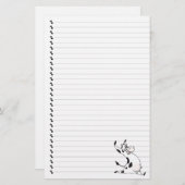 Niedlicher Cartoon Milchkühe Bettgebäck Briefpapier (Vorne/Hinten)