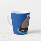 Niedlicher Cartoon Milchtasse (Linke Ecke)