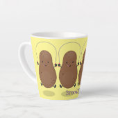 Niedlicher Cartoon Milchtasse (Linke Ecke)