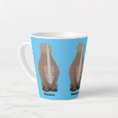 Niedlicher Cartoon Milchtasse (Linke Ecke)