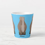 Niedlicher Cartoon Milchtasse (Vorderseite)
