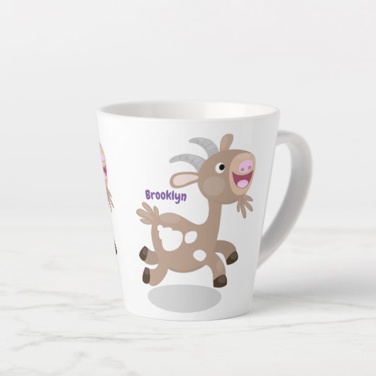 Niedlicher Cartoon Milchtasse (Rechte Ecke)
