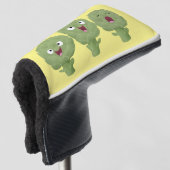 Niedlicher Cartoon mit Artischocken Golf Headcover (3/4 Vorderseite)