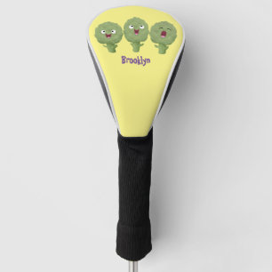 Niedlicher Cartoon mit Artischocken Golf Headcover