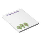 Niedlicher Cartoon mit Artischocken Notizblock (angewinkelt)