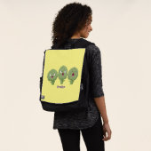 Niedlicher Cartoon mit Artischocken Rucksack (Ausgewaschen)