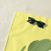 Niedlicher Cartoon mit Artischocken Strandtuch (Beispiel)