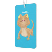 Niedlicher Cartoon mit Bartentreue Autolufterfrischer (Links)