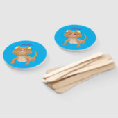 Niedlicher Cartoon mit Bartentreue Fächer (Non-assembled)