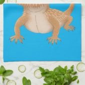 Niedlicher Cartoon mit Bartentreue Geschirrtuch (Gefaltet)