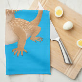 Niedlicher Cartoon mit Bartentreue Geschirrtuch (Viertel Falte)