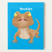 Niedlicher Cartoon mit Bartentreue Planer (Rückseite)