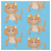 Niedlicher Cartoon mit Bartentreue Stoff (Nahaufnahme)