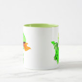 Niedlicher Cartoon mit Feuerspucken Kinderdrache Tasse (Zentrum)