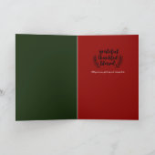 Niedlicher Cartoon mit Kunsthandwerk Gruß nach Maß Karte (Innenseite)