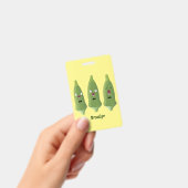 Niedlicher Cartoon mit Okra Ausweis (Handheld)