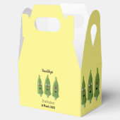 Niedlicher Cartoon mit Okra Geschenkschachtel (Geöffnet)