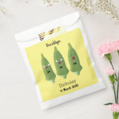 Niedlicher Cartoon mit Okra Geschenktütchen (Versiegelt)
