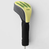 Niedlicher Cartoon mit Okra Golf Headcover (angewinkelt)