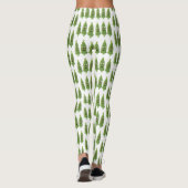 Niedlicher Cartoon mit Okra Leggings (Rückseite)