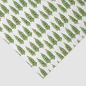 Niedlicher Cartoon mit Okra Seidenpapier (Ausschnitt)