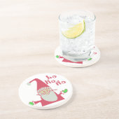 Niedlicher Cartoon Mouse Santa Collection Getränkeuntersetzer (Seite)