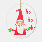 Niedlicher Cartoon Mouse Santa Collection Keramikornament (Links)