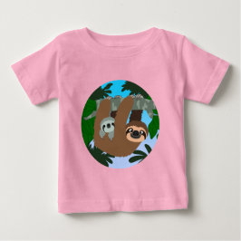 Niedlicher Cartoon Muttermilch und Baby Baby T-shirt