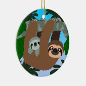 Niedlicher Cartoon Muttermilch und Baby Keramik Ornament (Rechts)