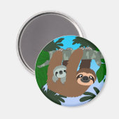 Niedlicher Cartoon Muttermilch und Baby Magnet (Vorderseite/Rückseite)