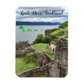 Niedlicher Cartoon Nessie Loch Ness Monster, Schot Magnet (Vertikal)