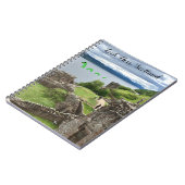 Niedlicher Cartoon Nessie Loch Ness Monster, Schot Notizblock (Linke Seite)