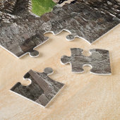 Niedlicher Cartoon Nessie Loch Ness Monster, Schot Puzzle (Seite)