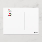 Niedlicher Cartoon Nordpol Pinguin Postkarte (Rückseite)