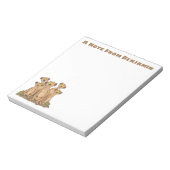 Niedlicher Cartoon Notizblock (Rotiert)